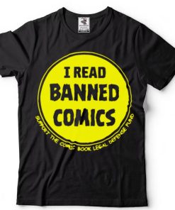 I read banned comics logo T shirt