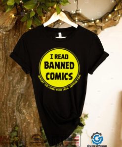 I read banned comics logo T shirt