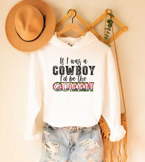 If I was a cowboy I’d be the queen bleached vintage western T Shirt
