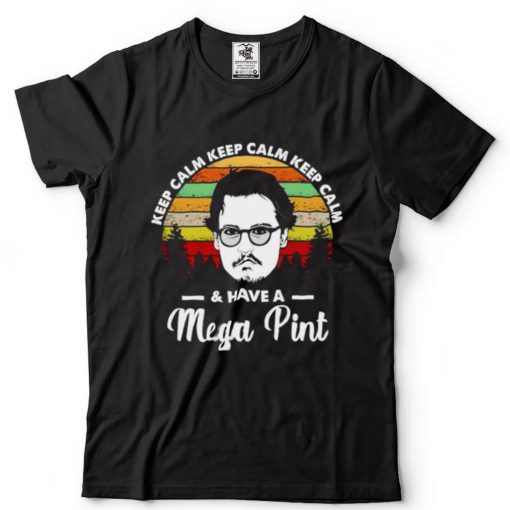 Johnny Depp keep calm and have a mega pint Depp vintage shirt