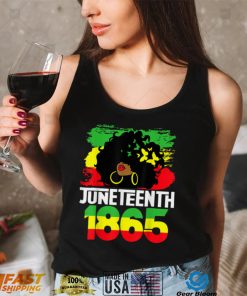 Juneteenth Black Queen Independence 1865 Freedom Woman Girls T Shirt