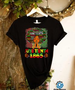 Juneteenth Celebrating 1865 Cute Black Girls Kids Wom T Shirt