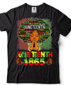 Juneteenth Celebrating 1865 Cute Black Girls Kids Wom T Shirt