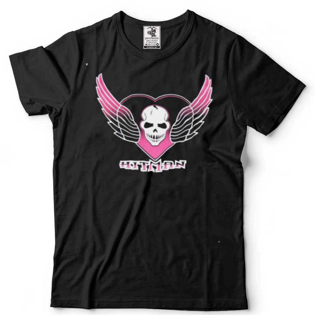 The Hitman Bret Hart Skull Wings Logo T Shirt - Gearbloom