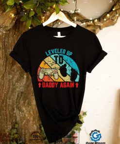 Leveling Up To Daddy Again Father's Day Vintage Father Day T Shirt