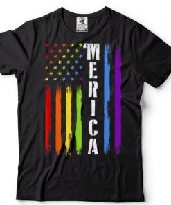 Lgbt Merica Flag 4th of July T Shirt