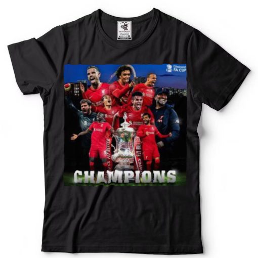 Liverpool FC Champions 2022 FA Cup T Shirt