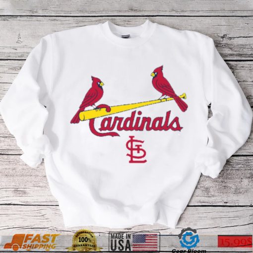 MLB St Louis Cardinals Fanatics Big Tall Team Logo Lockup T Shirt