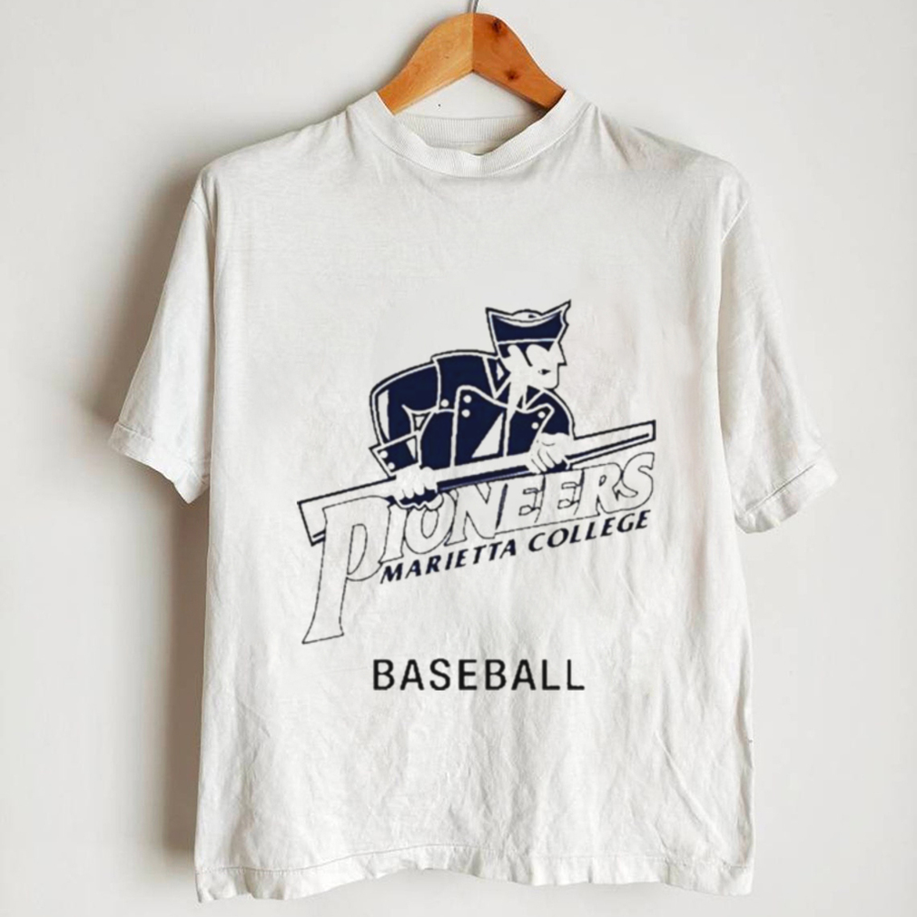 Marietta College Pioneers Baseball Name Drop T Shirt - Gearbloom