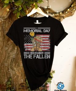 Memorial day remember the fallen military usa flag vintage shirt