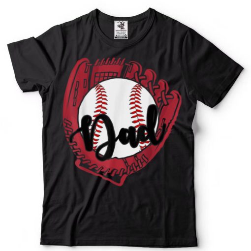 Mens Baseball Dad T Shirt for Baseball Softball Mom T Shirt