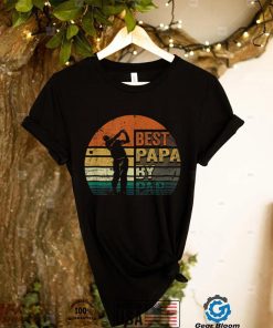 Mens Best Papa By Par Funny Father’s Day Golf Golfing T Shirt