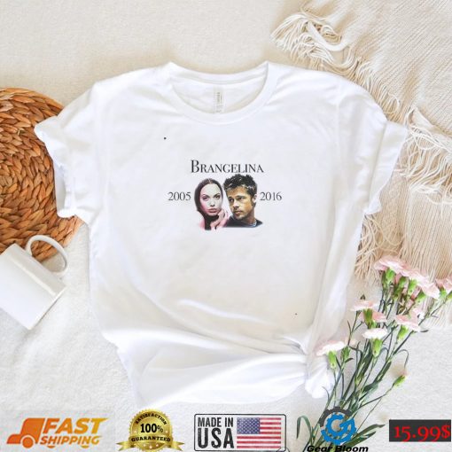 Men’s Brad Pitt And Angelina Jolie Brangelina 2005 2016 shirt