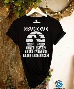 Mens Fathers Day Gift Tee   Granddad The Man The Myth Legend T Shirt