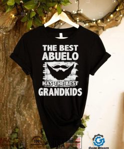 Mens Fathers Day Tee For Papa Best Abuelo Has Best Grandkids T Shirt