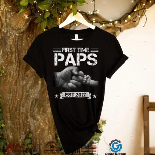 Mens First Time Paps 2022 For Promoted To Paps New Paps T Shirt