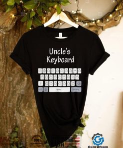 Mens Funny Tee For Fathers Day Uncle’s Keyboard Family T Shirt