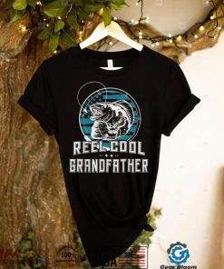 Mens Gift For Fathers Day Tee   Reel Cool Grandfather Fishing T Shirt