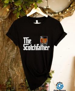 Mens The Scotchfather Scotch Father Dad Father's Day T Shirt