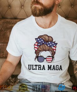 Messy bun ultra maga king maga 2024 shirt