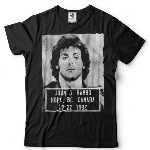 Mug Shot John Rambo T Shirt