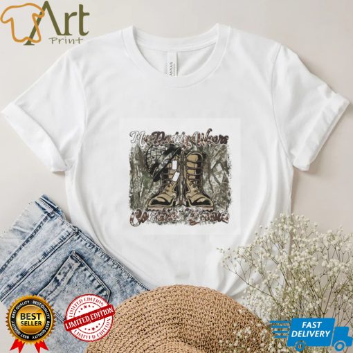 My Daddy Wears Combat Boots  Father’s Day Gift T Shirt