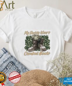 My Daddy Wears Combat Boots T Shirt