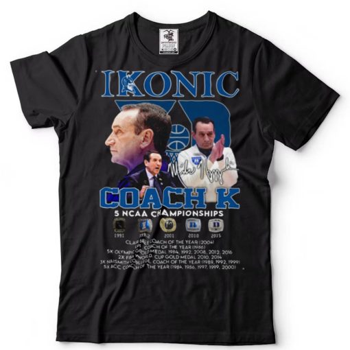 Nice Mike Krzyzewski Duke Blue Devils signature Shirt