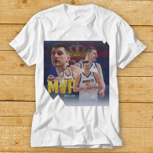 Nikola Jokic Back to Back MVP Classic T Shirt