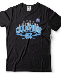North Carolina Tar Heels 2022 ACC Baseball Conference Tournament Champions T Shirt