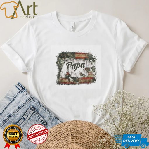Papa Bear T Shirt, Father’s Day Gift Shirt