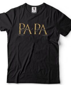 Papa Shirt, Personalized Papa Shirt