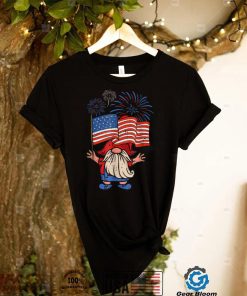 Patriotic Gnome 4th Of July American Flag Independence Day T Shirt