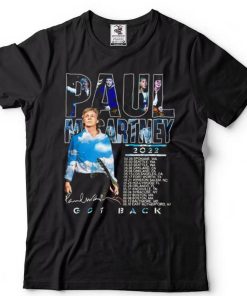 Paul McCartney 2022 Tour Got Back Signature T Shirt