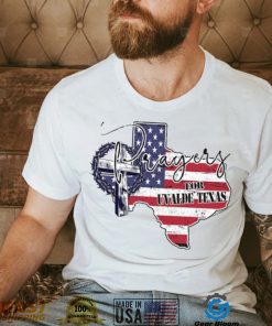 Prayers for Uvalde Texas Map, Thought and Prayers Policy and Change, Rip for Uvalde Tee Shirt