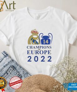 Real Madrid 14 Champions Of Europe 2022 shirt