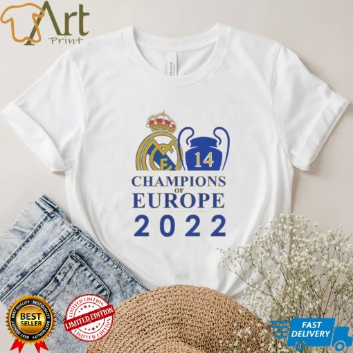 Real Madrid 14 Champions Of Europe 2022 shirt