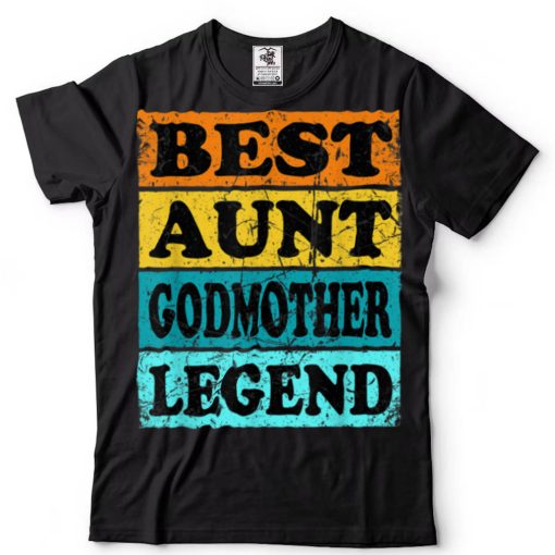 Retro Aunt Godmother From Godson Goddaughter Legend Women T Shirt