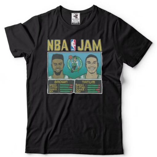 Nba Jam Celtics Brown And Tatum Shirt
