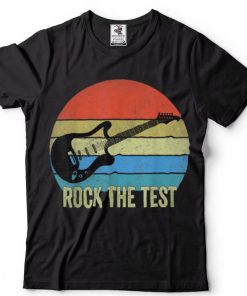 Rock The Test Vintage Test Day Funny Testing Day Teacher T Shirt