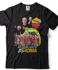 Roma Winner UEFA Europa Conference League 2021 2022 All Roads Lead To AS Roma Shirt
