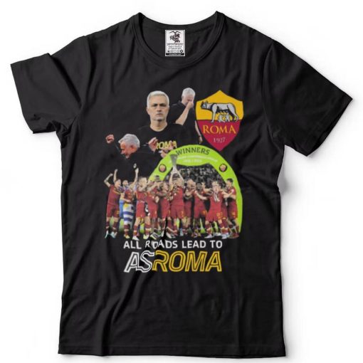 Roma Winner UEFA Europa Conference League 2021 2022 All Roads Lead To AS Roma Shirt