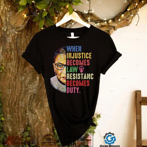 Ruth Bader Ginsburg Pro Choice My Body My Choice Feminist T Shirt