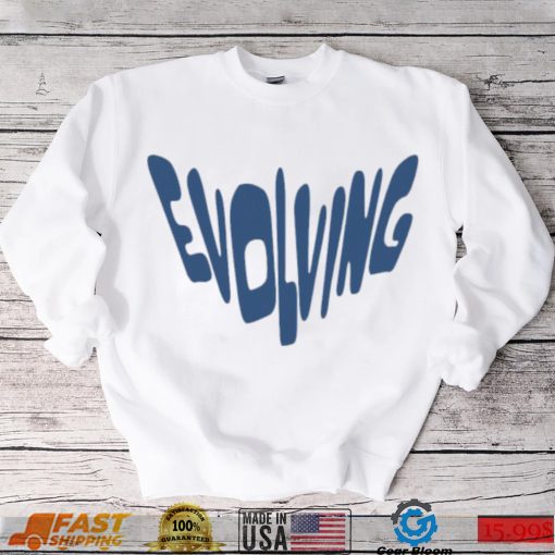 Shaz Did This Blue Evolution T Shirt