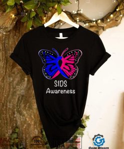 Sids Awareness Warrior Support Sudden Infant Death Syndrome Butterly Unisex T Shirt