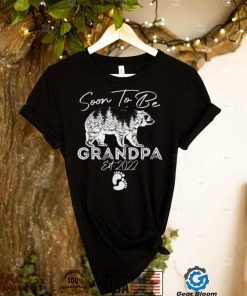 Soon To Be Grandpa 2022 Bear Father’s Day First Time Dad T Shirt