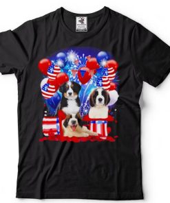 St Bernard Balloons Fireworks Shirt