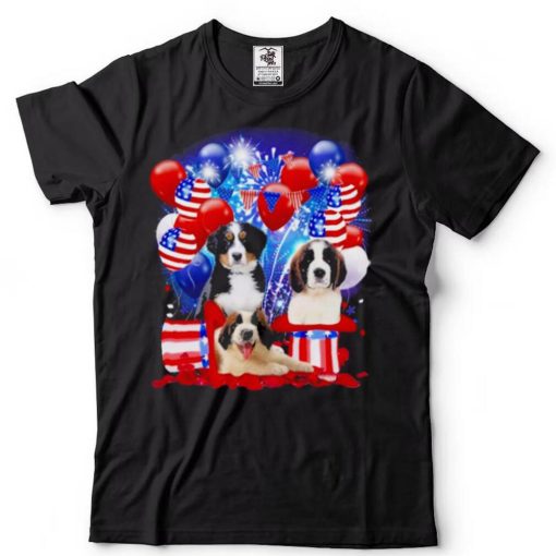 St Bernard Balloons Fireworks Shirt