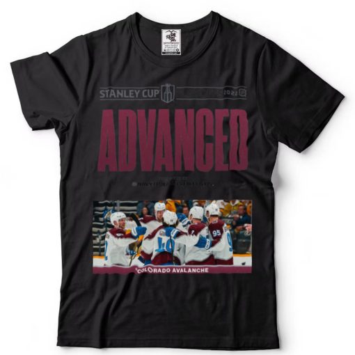 Stanley Cup Playoffs Advanced Navy Federal Credit Union Colorado Avalanche poster 2022 shirt