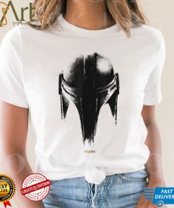 Star Wars The Mandalorian Dark Helmet Sketched T Shirt